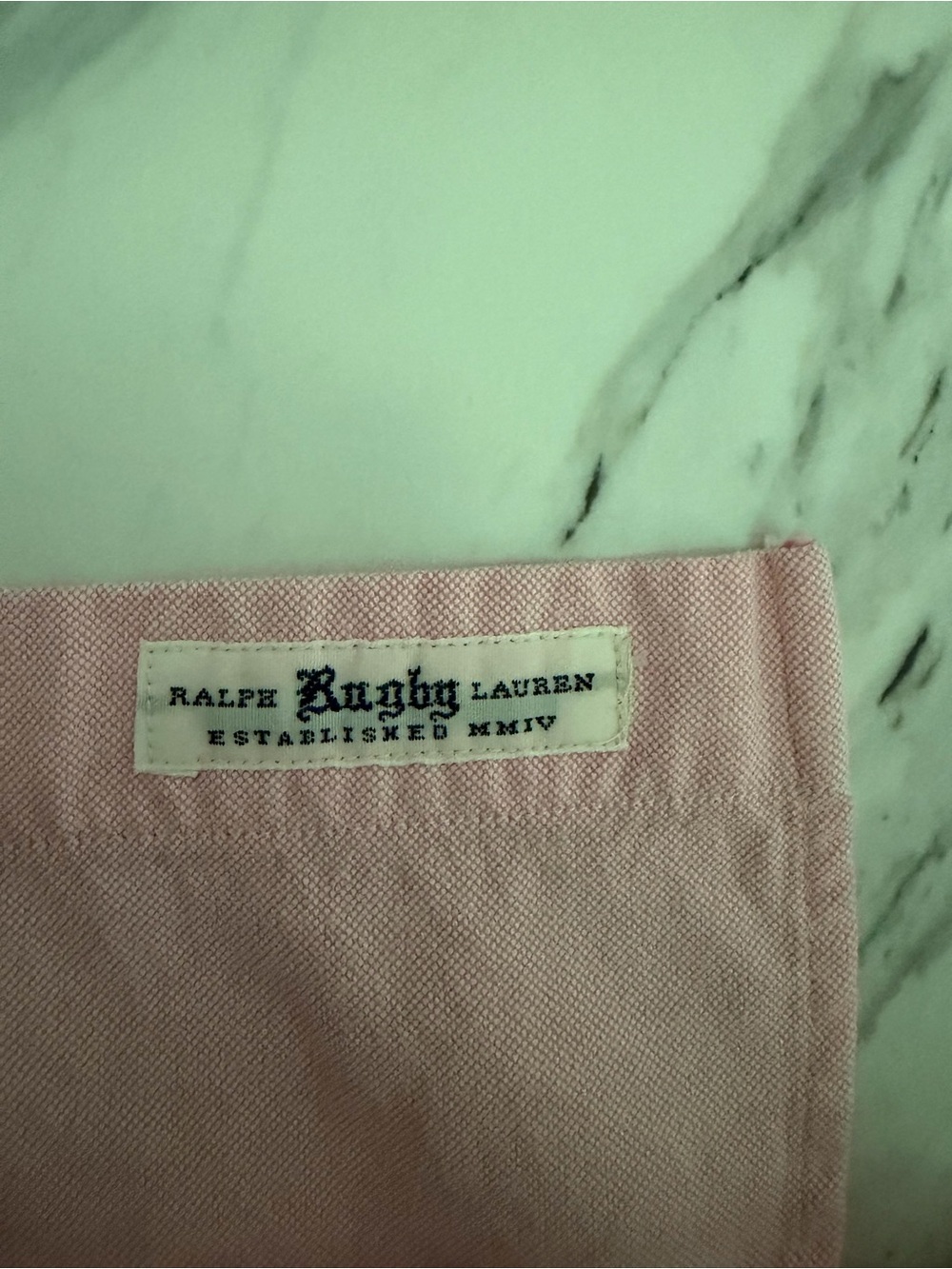 Rare Discontinued Rugby Ralph Lauren Pink University Oxford Shirt  - 2 - Picture 3 of 6